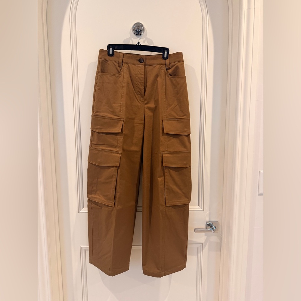 A.L.C. Wide Leg Cargo Pants in Brown - Picture 5 of 6